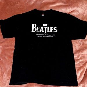 Hanes The Beatles shirt black